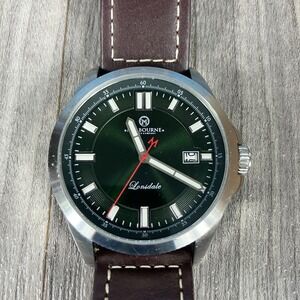 Melbourne Lonsdale Automatic Men's Watch Green Dial 42mm Stainless Steel